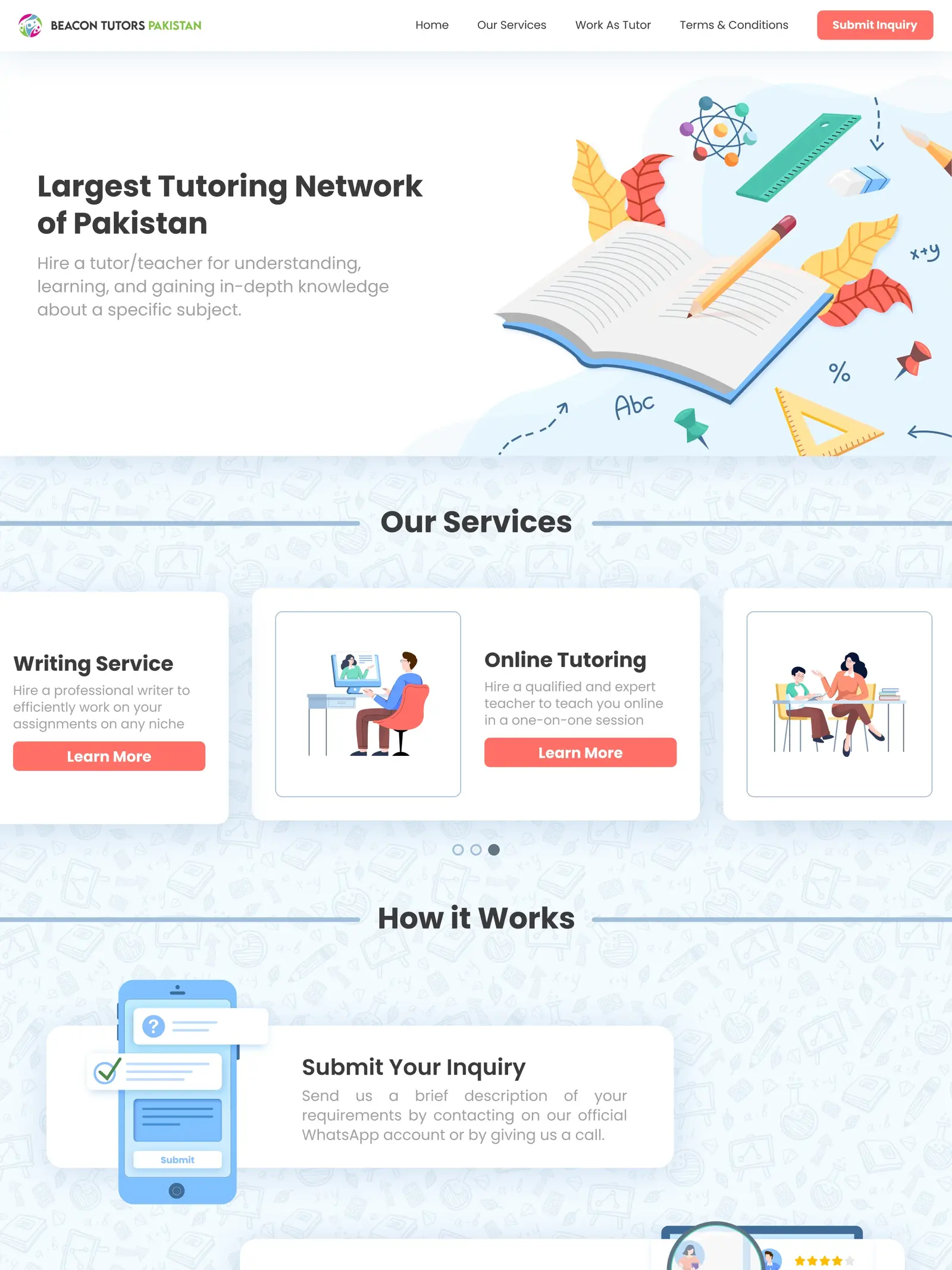 Beacon Tutors Pakistan Banner