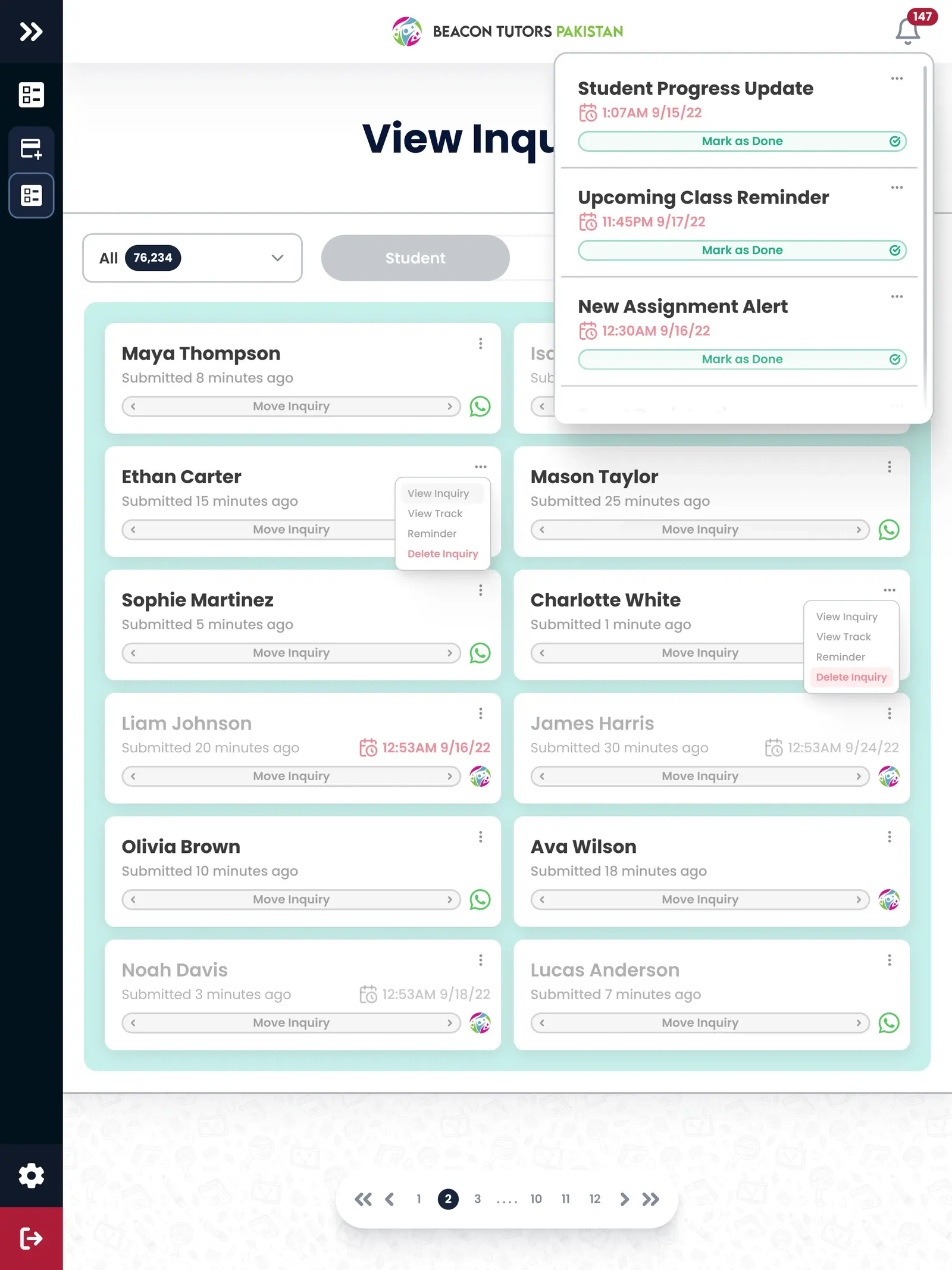 Beacon Tutors CRM Banner