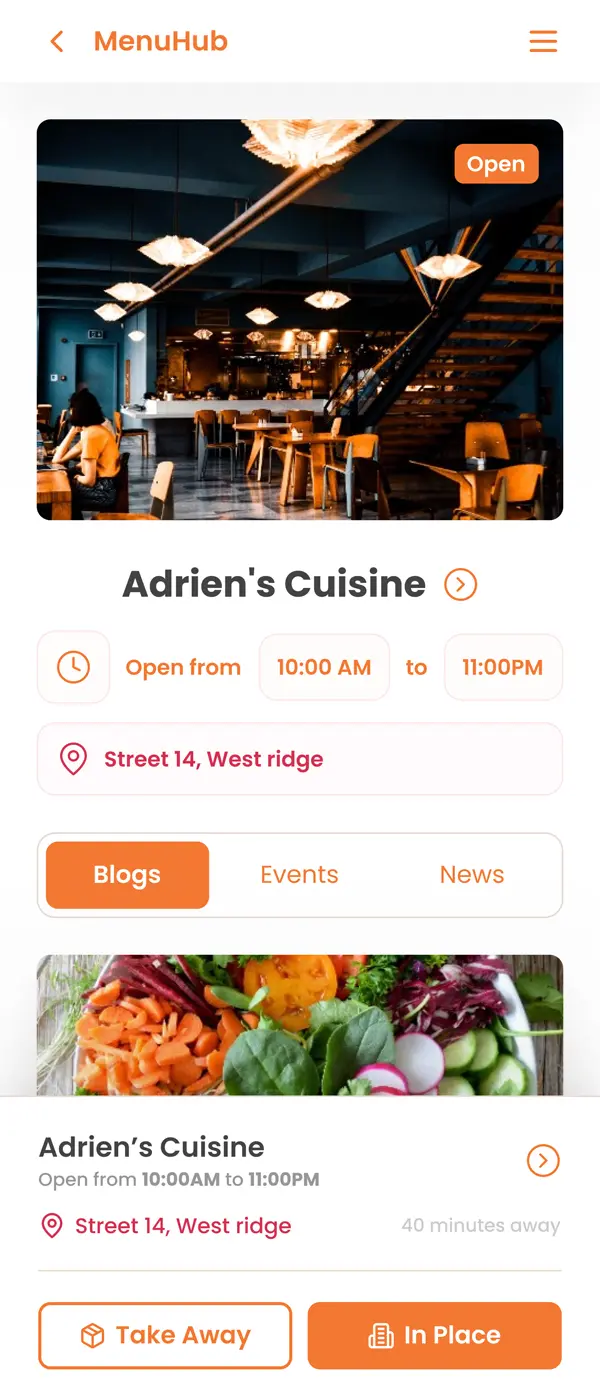 MenuHub Banner