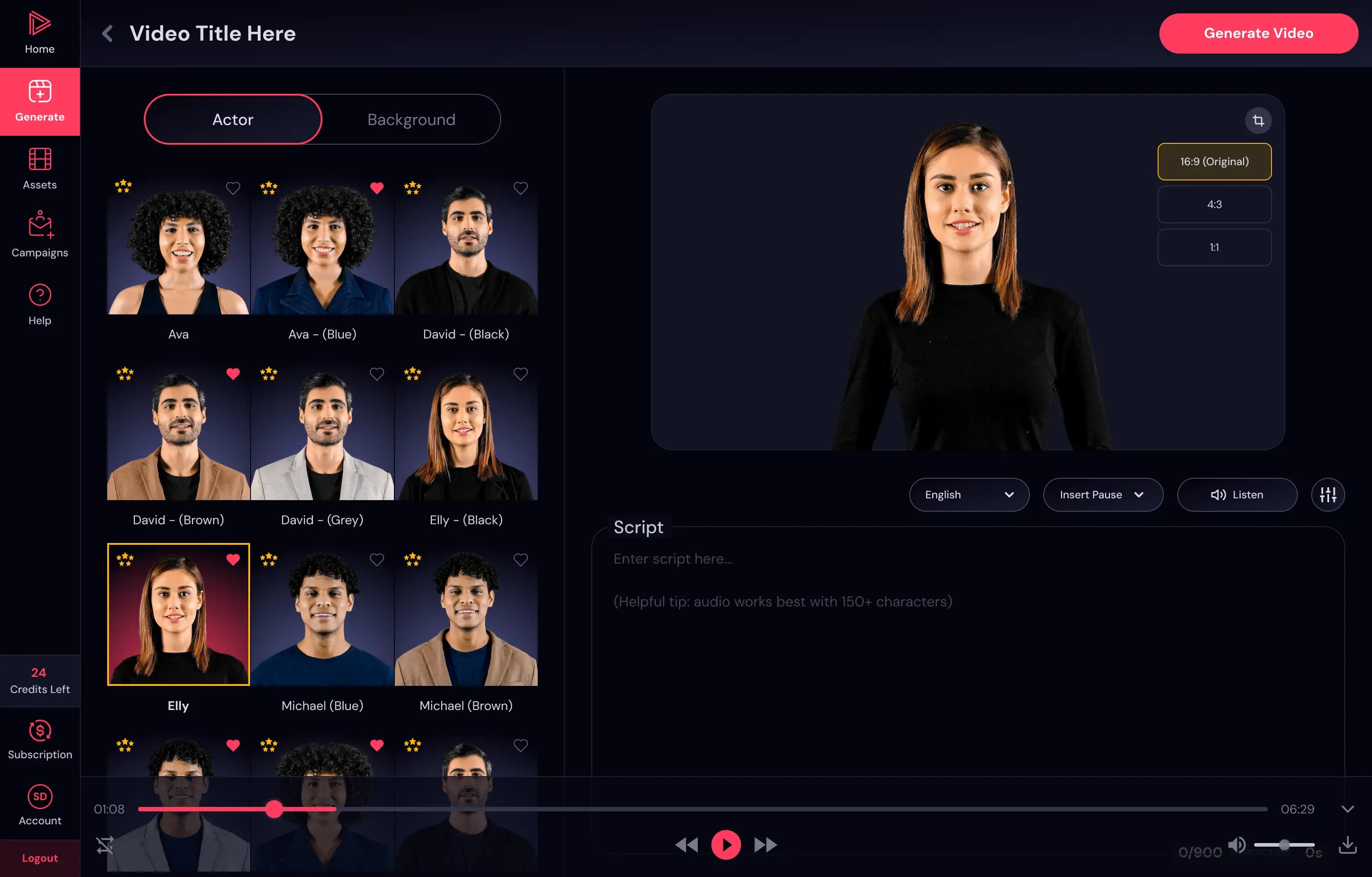DeepReel AI Videos Banner