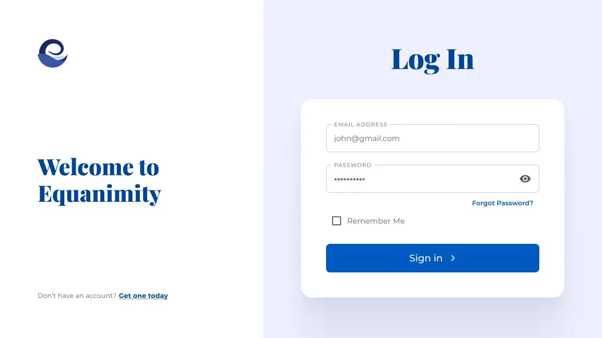 Equanimity Banner