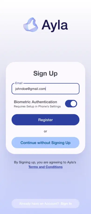 Ayla AI Assistant screenshot 2