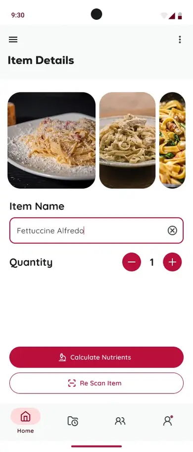 Nutrigram screenshot 2