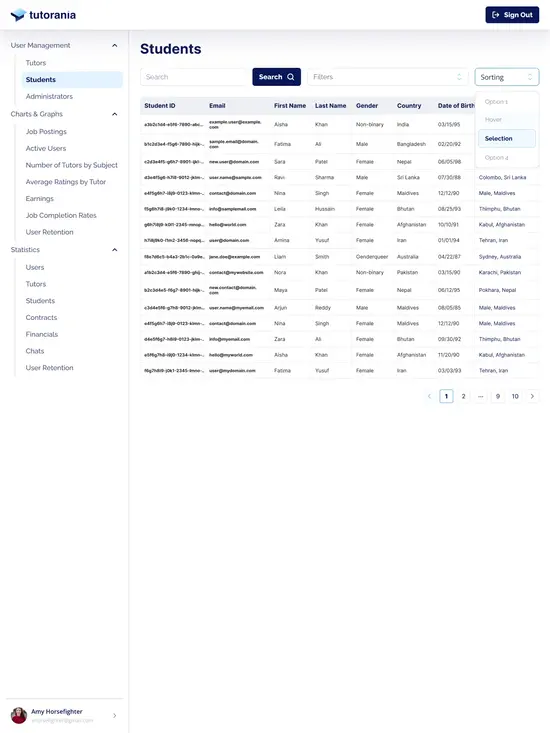 Tutorania screenshot 1