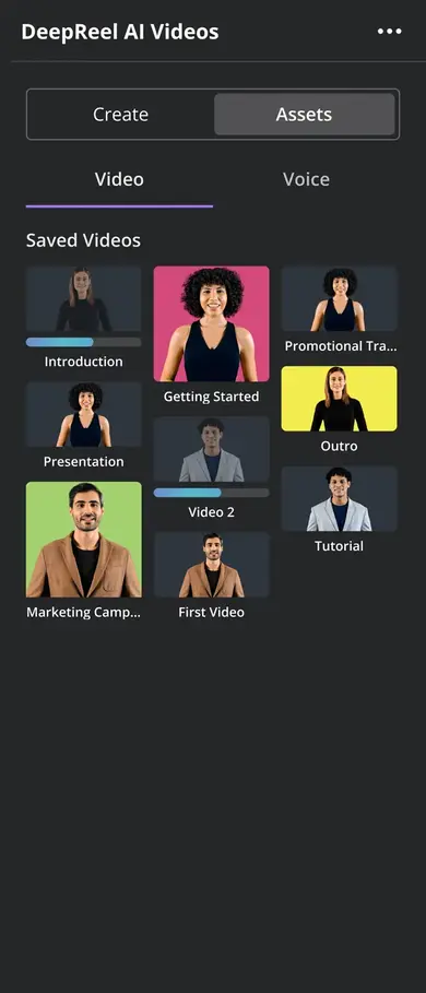 DeepReel Canva App screenshot 2