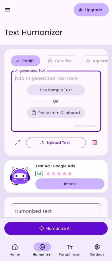 Humanizar Texto screenshot 1