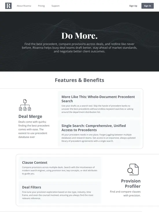 Rivanna Website screenshot 3