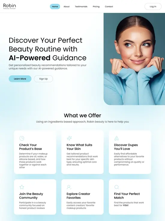 Robin Beauty Bazar screenshot 2