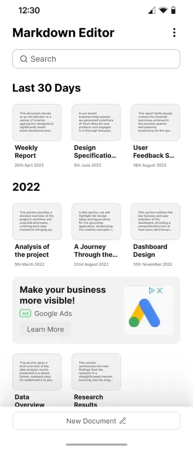 Markdown Editor screenshot 5