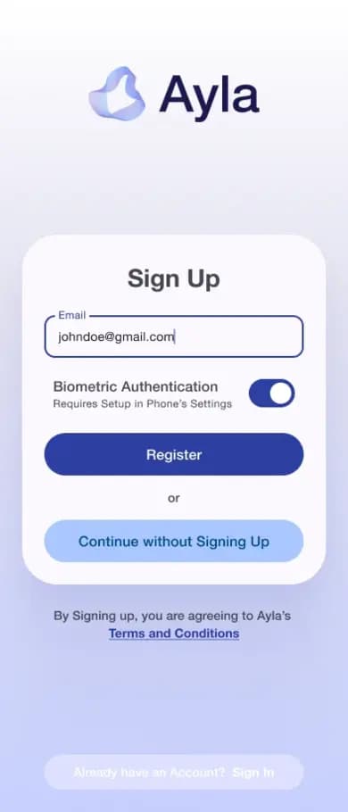 Ayla AI Assistant screenshot 2