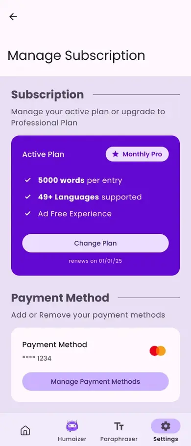 Humanizar Texto screenshot 2